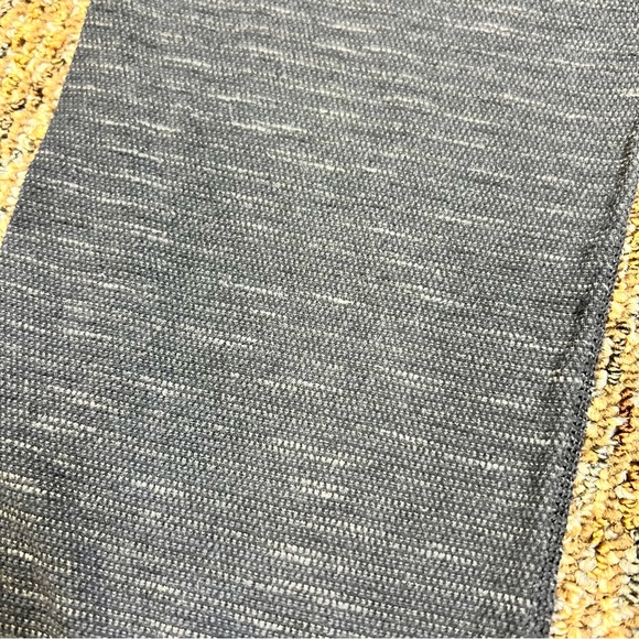 Lululemon Wunder Under Crop II Diamond Jacquard Space Dye Black Slate Size 8 - Picture 5 of 5